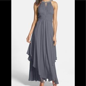 LIKE NEW Eliza J Grecian Jeweled Gown